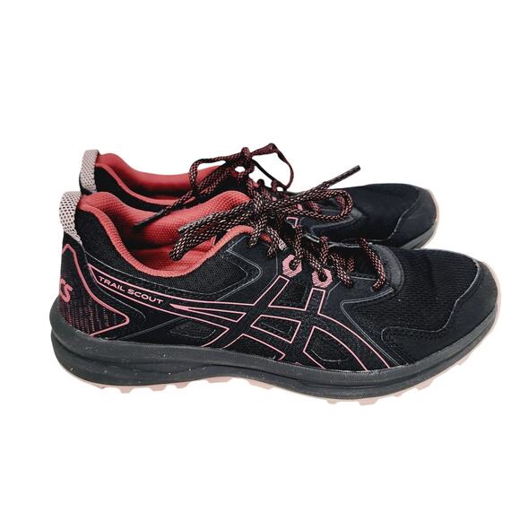 ASICS Women's Black & Pink Trail Scout Running Sneakers - Picture 1 of 13
